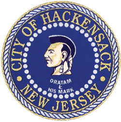 Map showing HVAC repair services provided by 551 HVAC in Hackensack, NJ