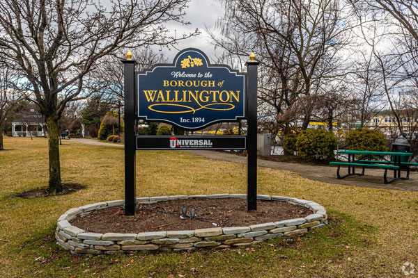 Map showing HVAC repair services provided by 551 HVAC in Wallington, NJ